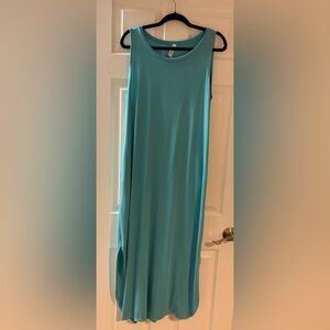 Comfy & Casual, Maxi, Sleeveless, Teal Zenana Outfitter Dress.